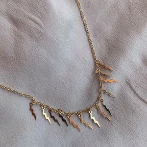 BRANDY MELVILLE Lighting bolt necklace.